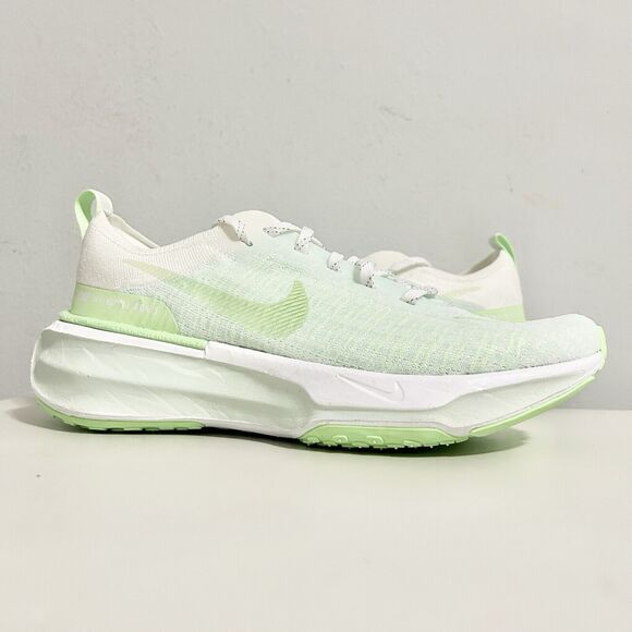 Nike Wmns ZoomX Invincible Run Flyknit 3 “White Green” Women’s Size 10 Sneakers - Picture 1 of 8